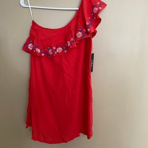 One shoulder dress